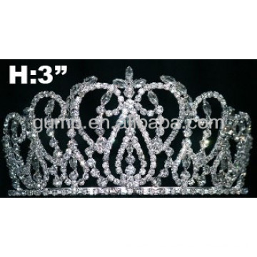 classical rhinestone tiara crown